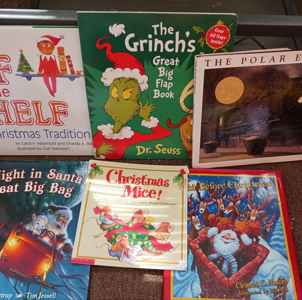 Lot Of 6 Childrens Christmas Books